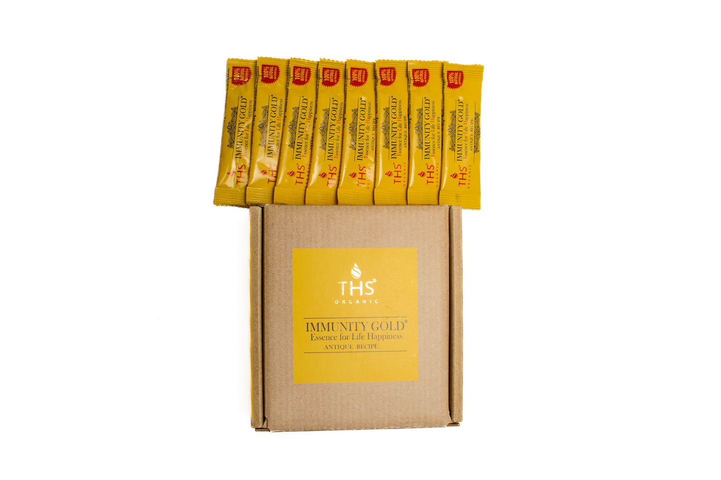 ThsOrganic Immunity Gold - Produs 100% Natural pentru Întărirea Sistemului Imunitar 30 plicuri