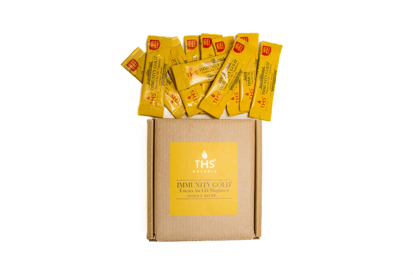 ThsOrganic Immunity Gold - Produs 100% Natural pentru Întărirea Sistemului Imunitar 30 plicuri
