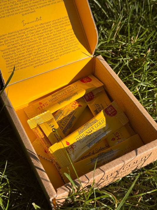 ThsOrganic Immunity Gold - Produs 100% Natural pentru Întărirea Sistemului Imunitar 30 plicuri