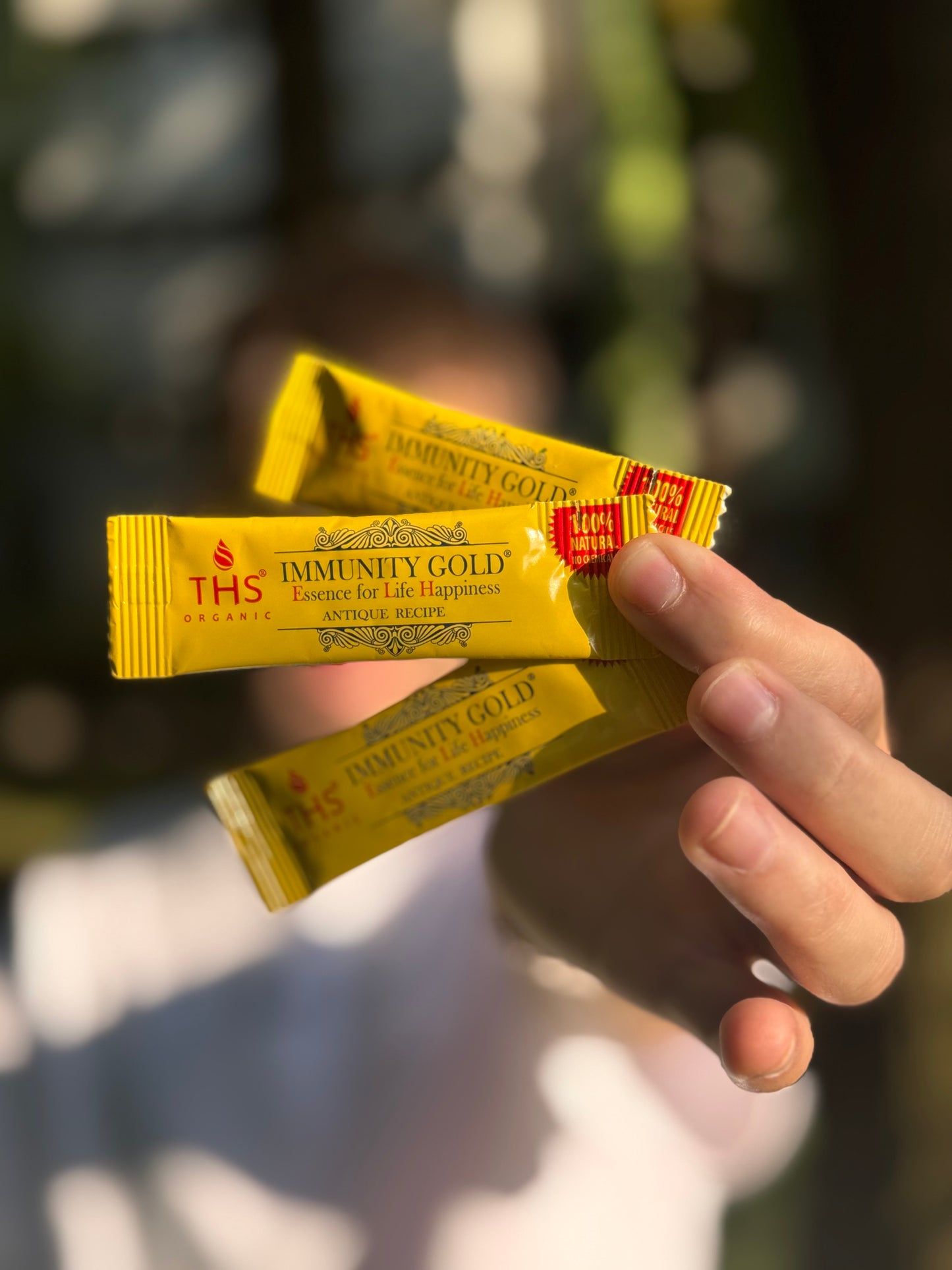 ThsOrganic Immunity Gold - Produs 100% Natural pentru Întărirea Sistemului Imunitar 30 plicuri