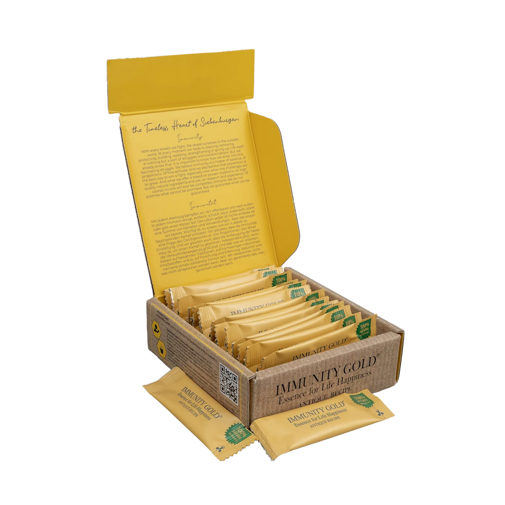 ThsOrganic Immunity Gold - Produs 100% Natural pentru Întărirea Sistemului Imunitar 30 plicuri