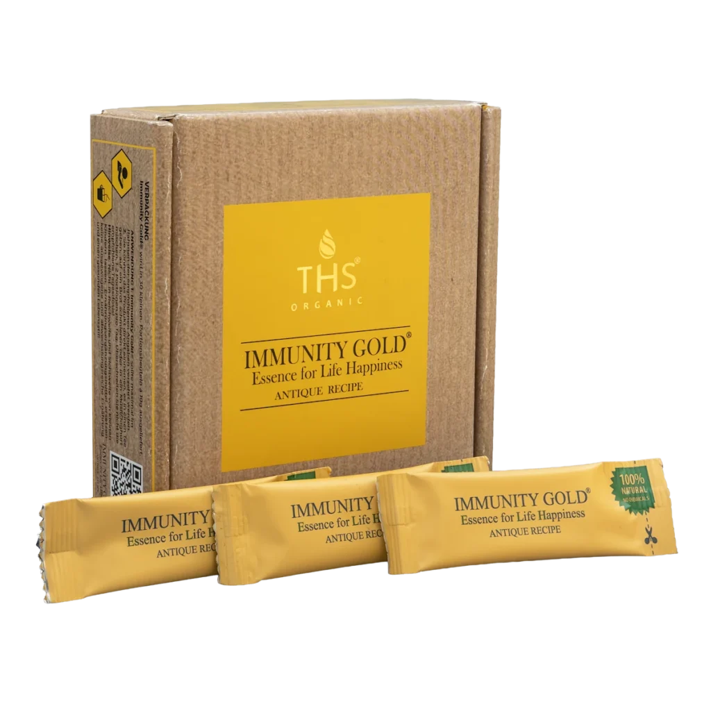 ThsOrganic Immunity Gold - Produs 100% Natural pentru Întărirea Sistemului Imunitar 30 plicuri
