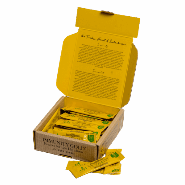 ThsOrganic Immunity Gold - Produs 100% Natural pentru Întărirea Sistemului Imunitar 30 plicuri